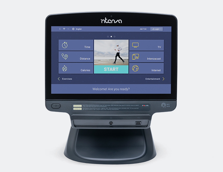 Electric Treadmill Intenza 550TE2 - Image 2