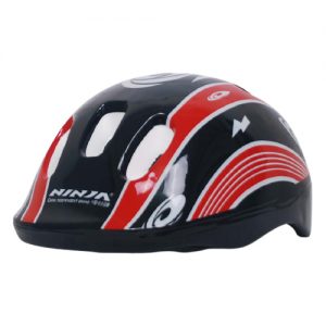 Kids Helmet Black & Red