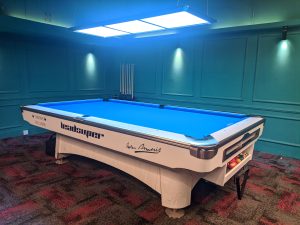 Pool Table 9 Feet White