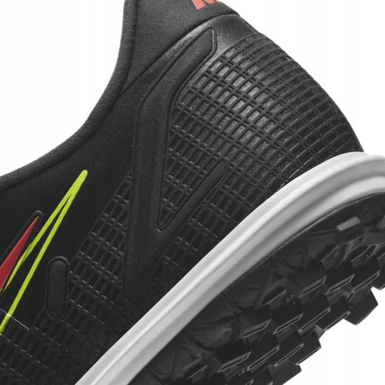 Turf Shoe Nike Mercurial Vapor Black With Lime Logo - Image 5