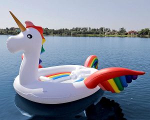 Unicorn Pool Float Giant Inflatable Unicorns Swimming Pool For Pool Party