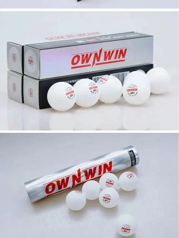 Table Tennis Ball Ownwin Seamless 40+ 3 Star Balls - Image 3