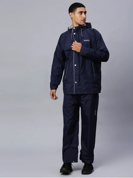 ZEEL JS201 Striped Men Raincoat