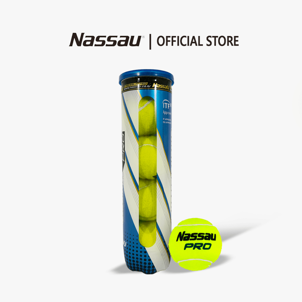 Nassau Championship Pro New Edition 4pcs Can Tennis Ball